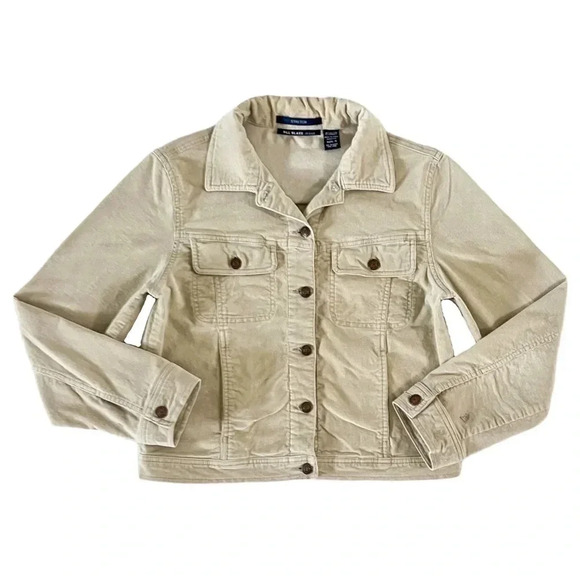 VINTAGE Bill Blass Jeans Tan Corduroy Jacket - Picture 1 of 9